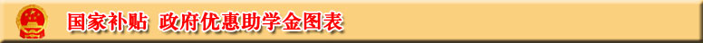 政府优惠助学金图表