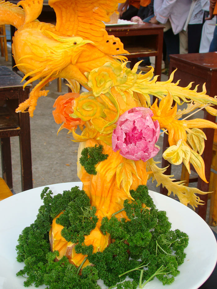 江西新东方烹饪学院厨师学校技能大赛优秀食品雕刻作品